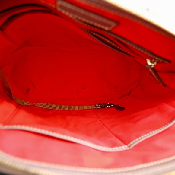 Dooney & Bourke zip zip saffiano leather satchel - Picture 7 of 9